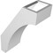 Ekena Millwork 4-in. W x 8-in. D x 12-in. H Imperial Architectural Grade PVC Knee Brace BRCP04X08X12IMP - alternate 2